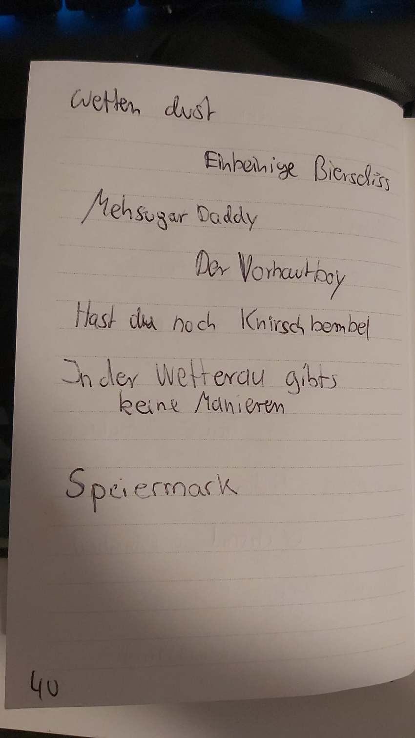 Seite 40 des Dummkopp Duden